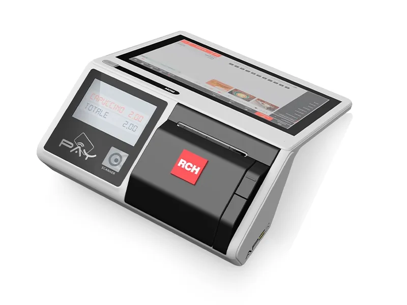 RCH Ape 3 — Display cliente con pagamento NFC