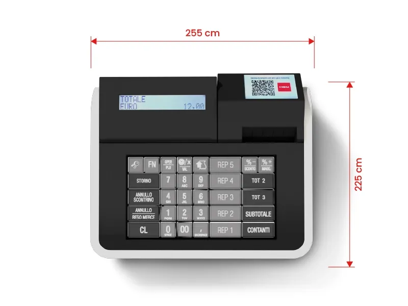 RCH WallE Mec RT Digital — Display a colori scontrino digitale lato cliente