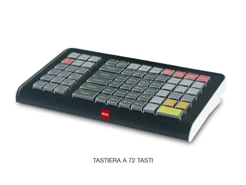 Tastiera RCH T72/P — Versione estesa a 72 tasti per gestione reparti complessa